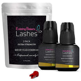 Individual Eyelash Extension Glue Extra Strong By Existing Beauty Lashes 5ML (2Pack)